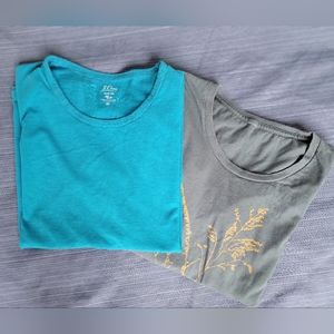 Lot of two tees, size L